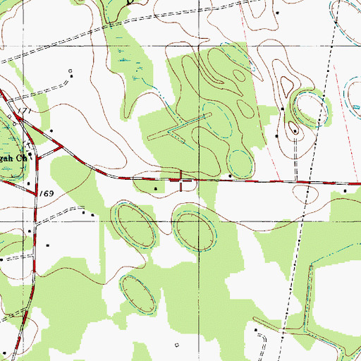 Topographic Map of Rockmart School (historical), SC