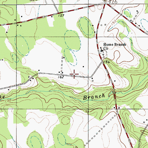Topographic Map of Saint Marys School (historical), SC