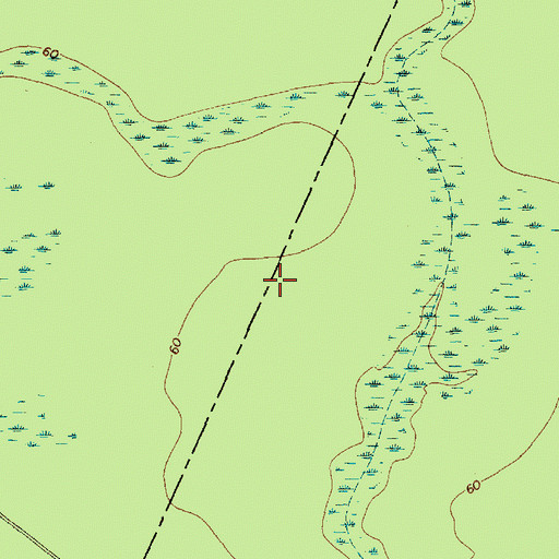 Topographic Map of Dunnams Plantation (historical), SC
