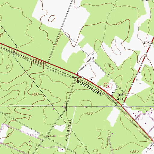 Topographic Map of Apia (historical), SC