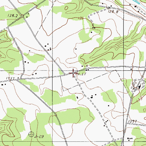 Topographic Map of Bethcar School (historical), SC