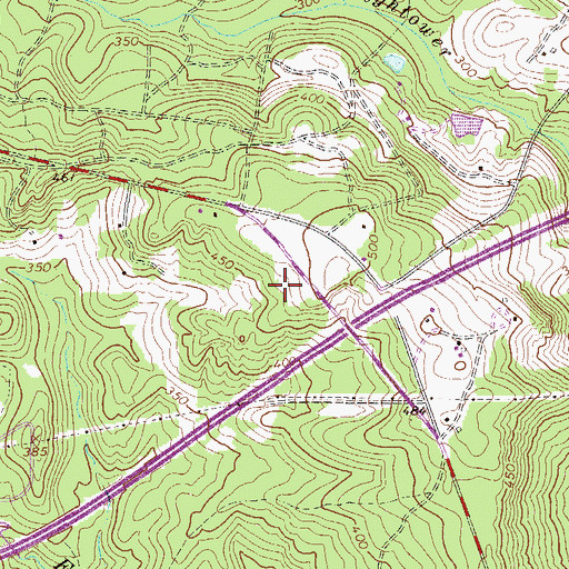 Topographic Map of Big Cone Ridge, SC