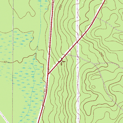 Topographic Map of Brinkley Academy School (historical), SC