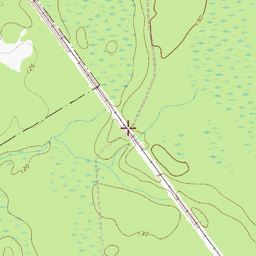 Topographic Map of Bush (historical), SC