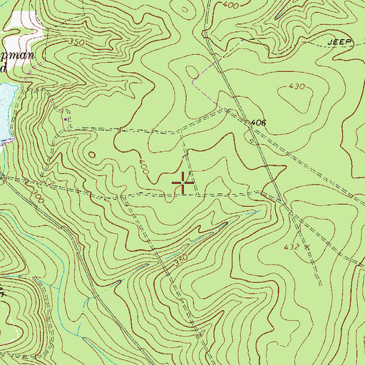 Topographic Map of Cedar Creek School (historical), SC