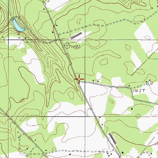Topographic Map of Chaffee (historical), SC
