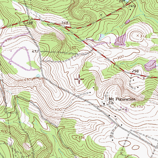 Topographic Map of Country Place, SC