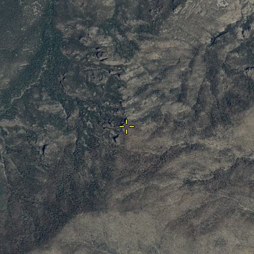 Aerial/Satellite Image of The Pinnacles, AZ