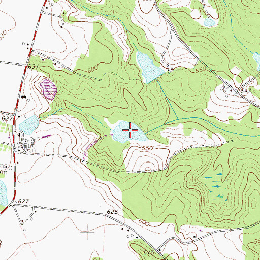 Topographic Map of Du Bose Pond, SC