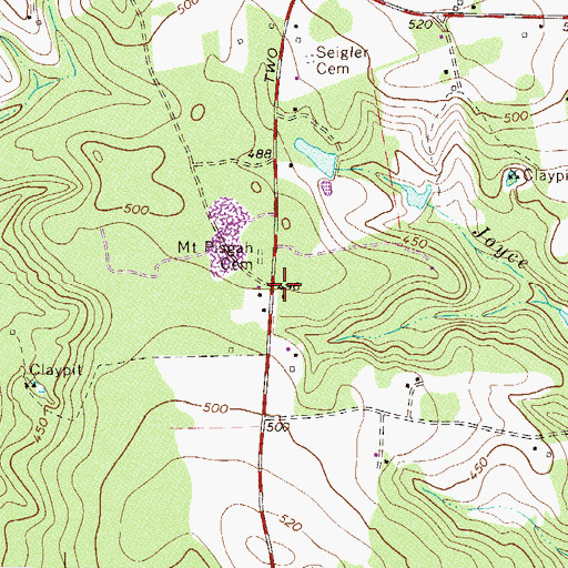 Topographic Map of Fountain Academy (historical), SC