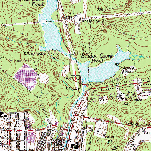 Topographic Map of Freedman Vocational School, SC