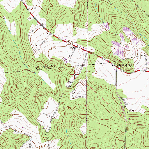 Topographic Map of Georges Church (historical), SC