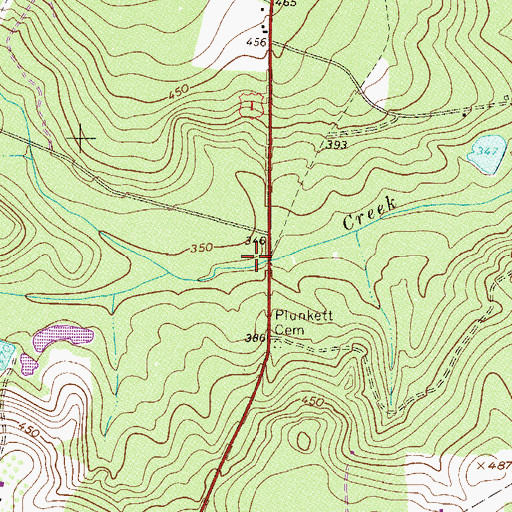Topographic Map of Givens Pond (historical), SC