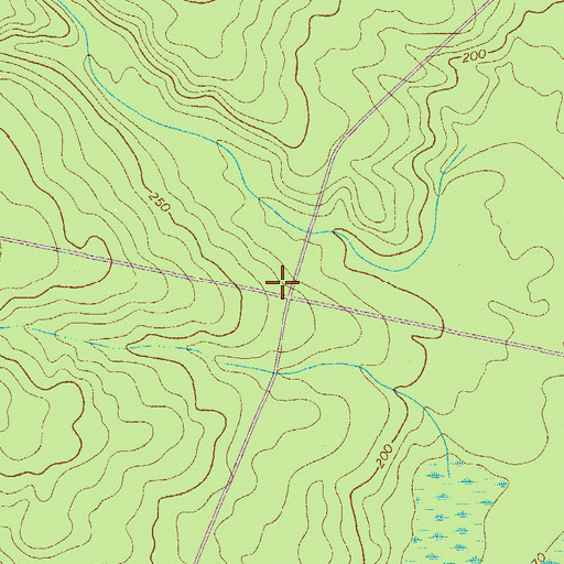 Topographic Map of Greendale School (historical), SC