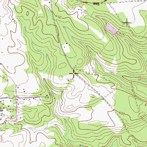 Topographic Map of Gum Ford School (historical), SC