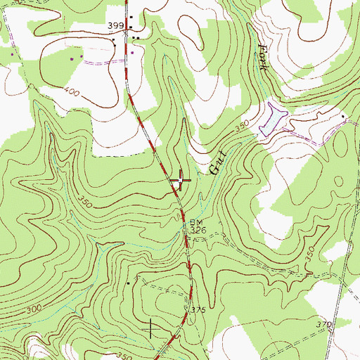 Topographic Map of Gum Ridge School (historical), SC
