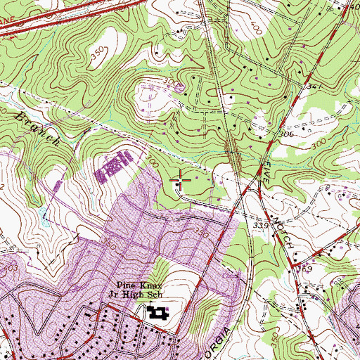 Topographic Map of Hammond Grove Church, SC