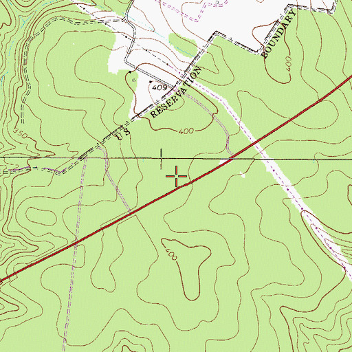 Topographic Map of Hawthorne School (historical), SC