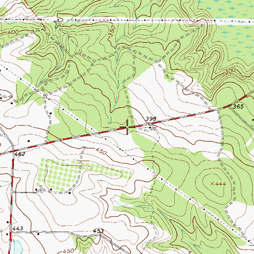 Topographic Map of Hayden Church (historical), SC