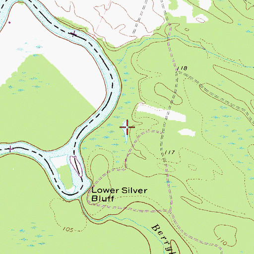 Topographic Map of House Lake, SC
