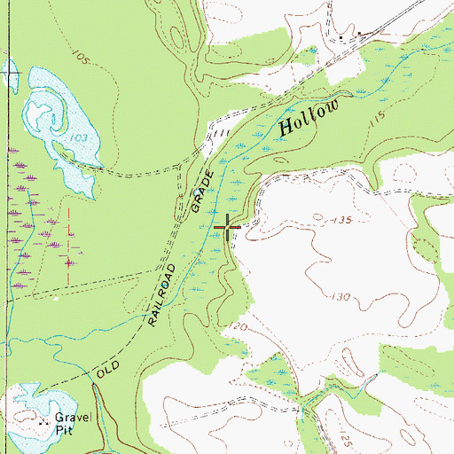 Topographic Map of McKinneys Mill (historical), SC