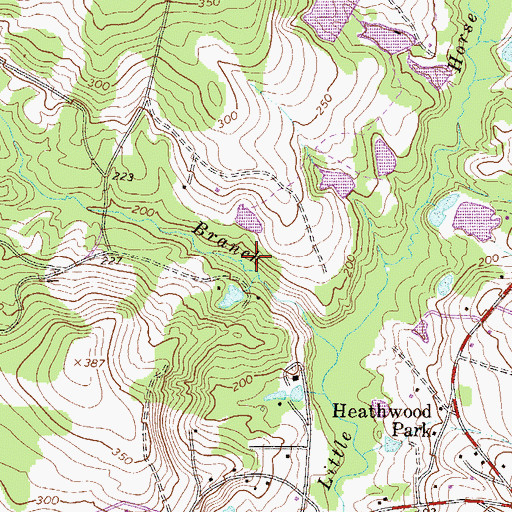 Topographic Map of North Augusta Academy (historical), SC