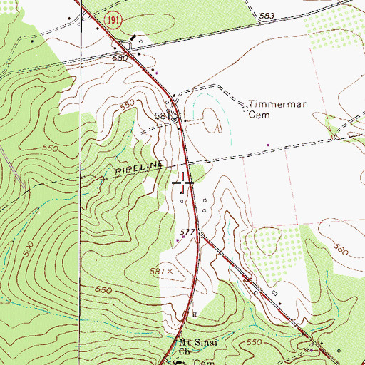 Topographic Map of Plato School (historical), SC