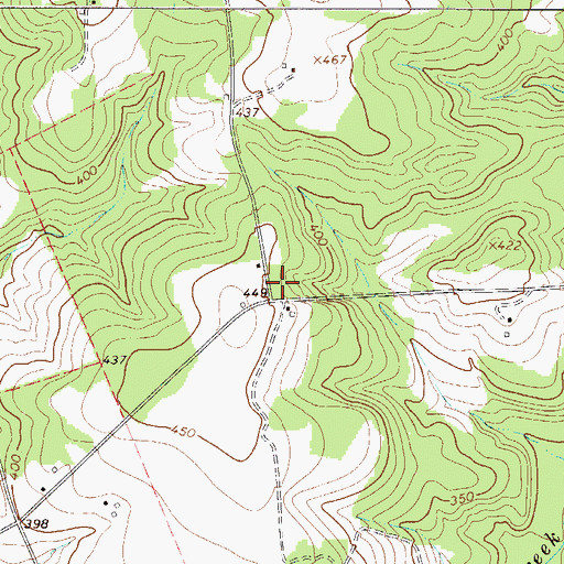 Topographic Map of Round Top School (historical), SC
