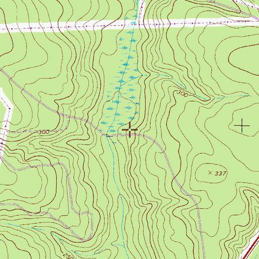 Topographic Map of Saint Johns Church (historical), SC