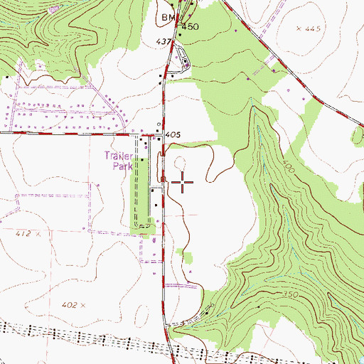 Topographic Map of Saint Phillips School (historical), SC