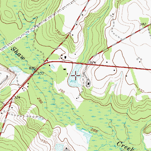 Topographic Map of Scotts Lake, SC