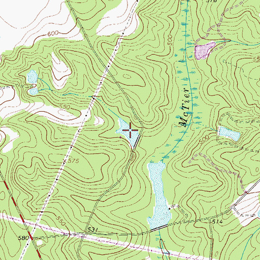Topographic Map of Shealey Pond, SC