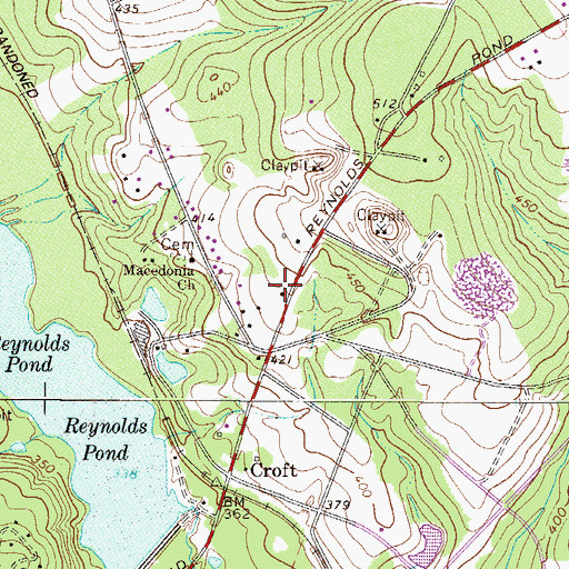 Topographic Map of Shiloh Church (historical), SC