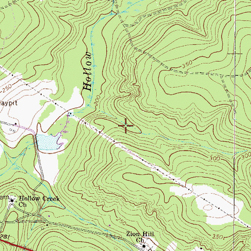 Topographic Map of Silver Bluff High School, SC