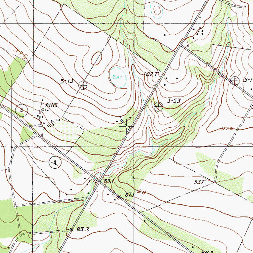 Topographic Map of Smythes School (historical), SC