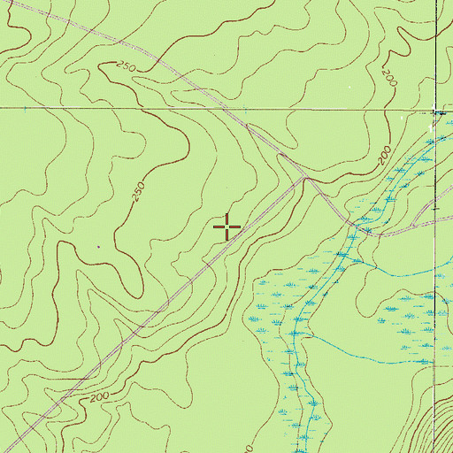 Topographic Map of Treadway Church (historical), SC