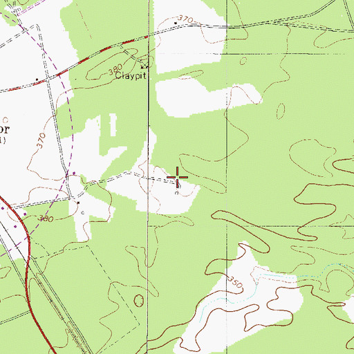 Topographic Map of Windsor School (historical), SC