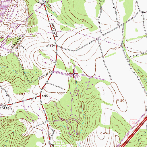 Topographic Map of Windtree, SC