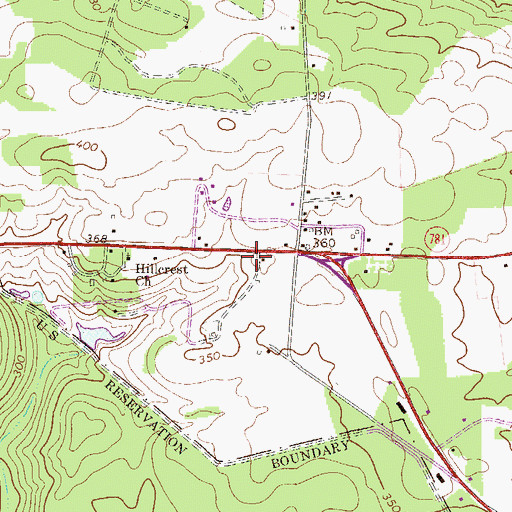 Topographic Map of Wolfpit School (historical), SC