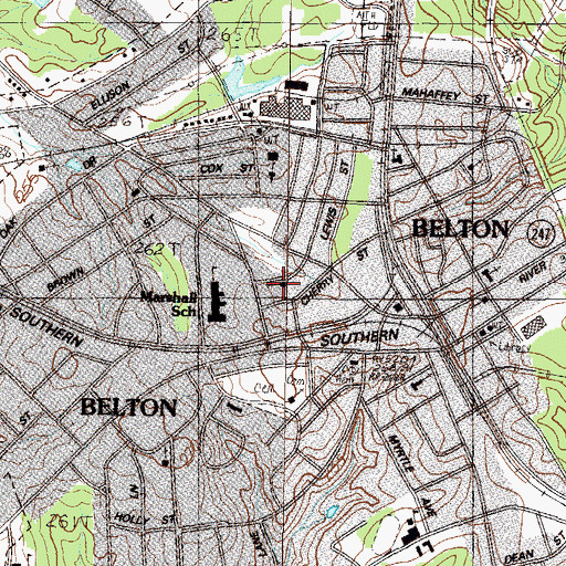 Topographic Map of Church of God, SC