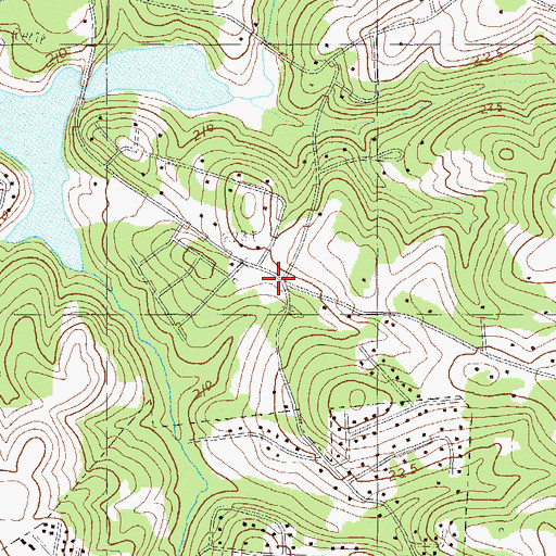 Topographic Map of Concord School (historical), SC
