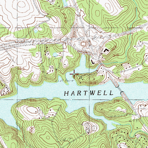 Topographic Map of Denver Recreation Area, SC