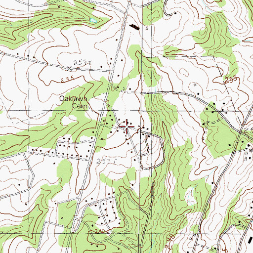 Topographic Map of Englewood, SC