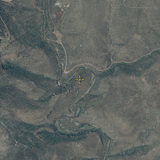 Aerial/Satellite Image of The Pyramids, AZ