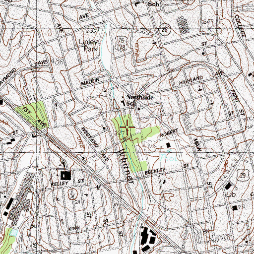 Topographic Map of Galloway Park, SC