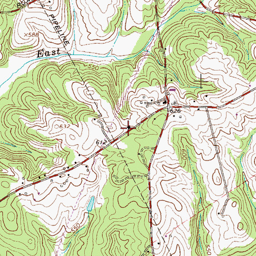 Topographic Map of Generostee School (historical), SC