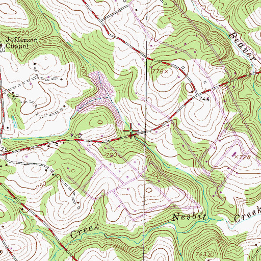 Topographic Map of Haynies Mill (historical), SC