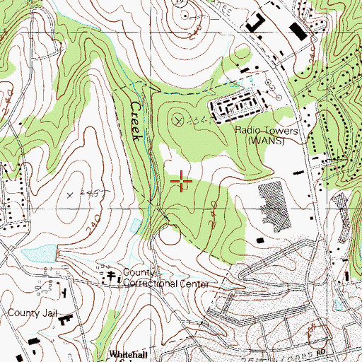 Topographic Map of Heritage Trace, SC