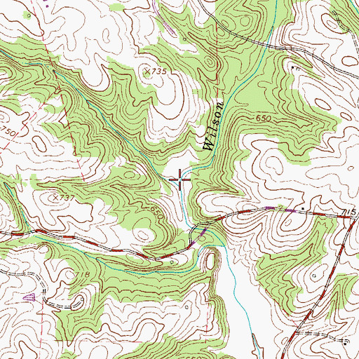 Topographic Map of Hog Branch, SC