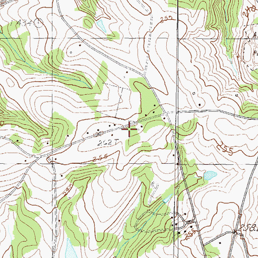 Topographic Map of Hopewell School (historical), SC